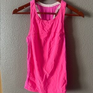 lululemon athletica Bright Pink Racerback Tank